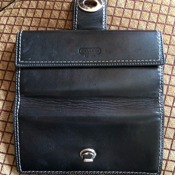 Coach Black Leather Wallet - Picture 4 of 8